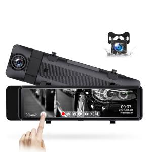 Wholesale Wifi 4K IPS FCC RoHS Dual Car DVR 10.88 Inch Auto Camera Recorder from china suppliers