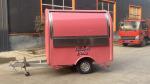 Portable Food Catering Trailer Fully Equipped Mobile Kitchen Easy Maintaining