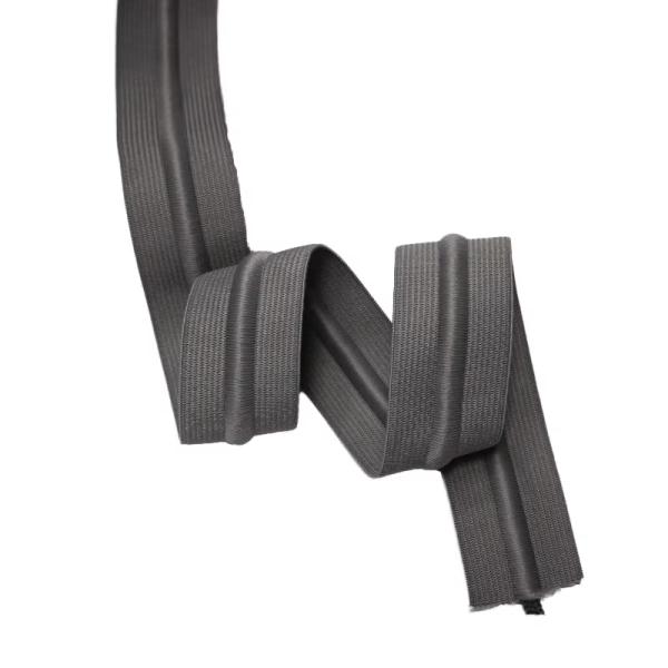 Drawcord Elastic Waistband Accessories 4cm Black White Drawstring Knitted Elastic Drawcord Elastic Webbing Running Shorts