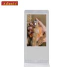 Free Standing Dual Sides Interactive Kiosk Digital Signage Retail Multi Touch