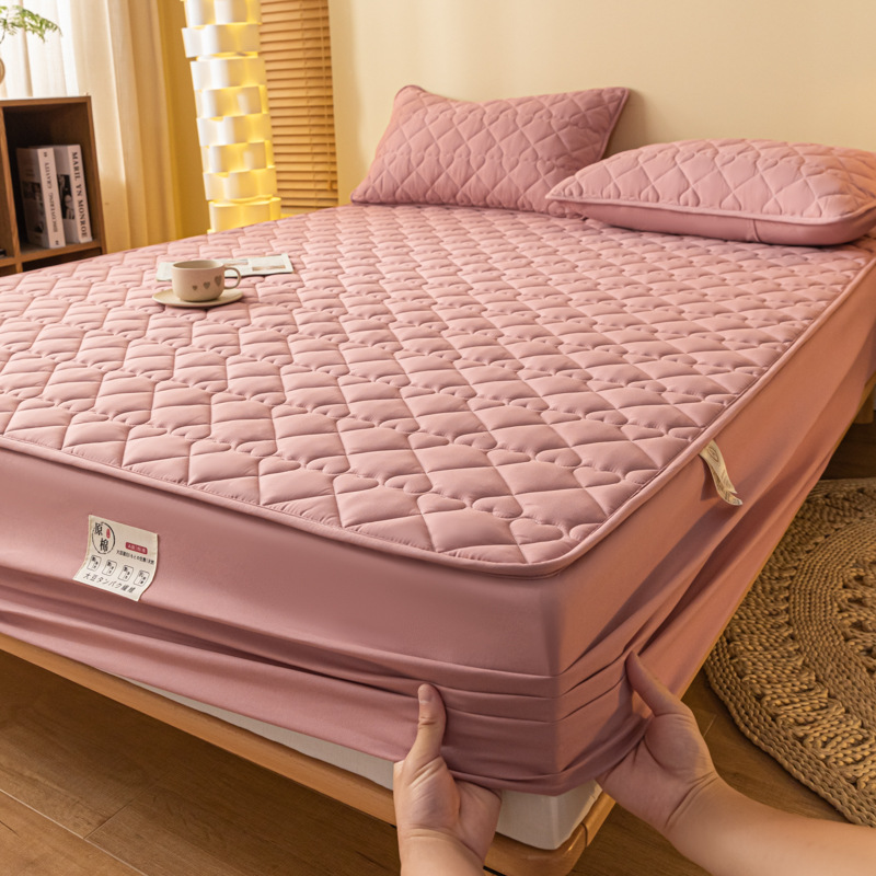 Waterproof Soft Zipper Mattress Cover Quilted Jacquard Water Proof Mattress Protector