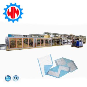 Wholesale Automatic Underpad Making Machinery Fluff Pulp SAP Underpad Manufacturing Machinery from china suppliers