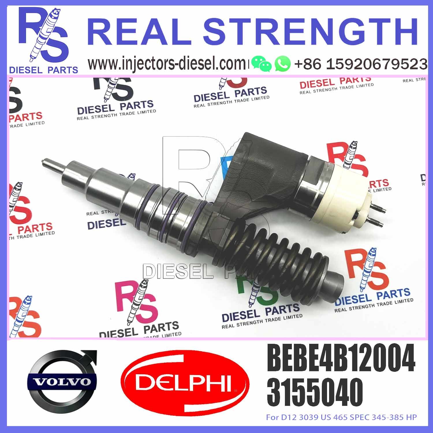 Direct Sale Diesel Engine Fuel Injector 3155040 8113409 BEBE4B12001 BEBE4B12004 For V-O-L-V FH12 FM12