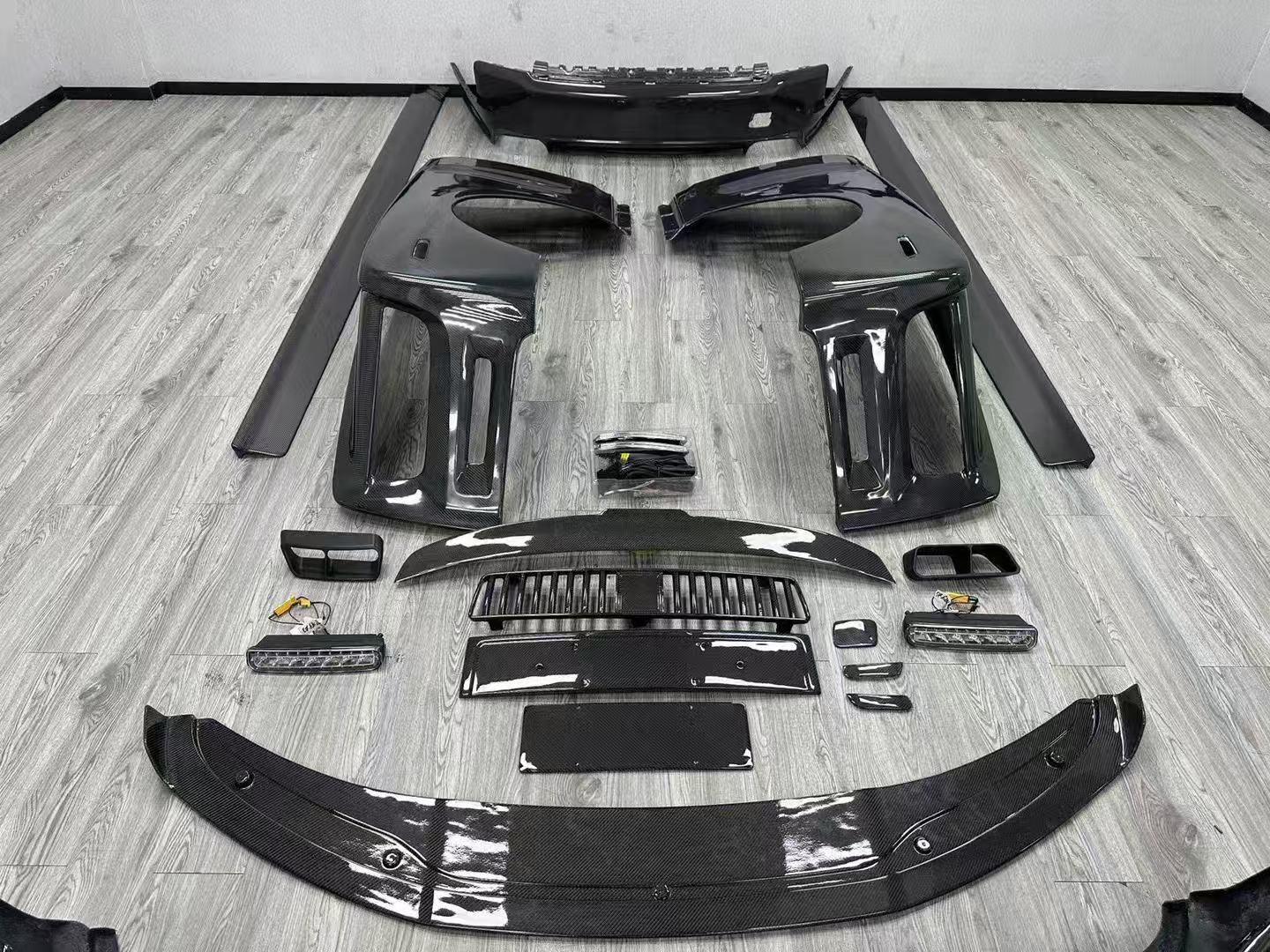 RR11 Rolls Royce Phantom Body Kit MSY Style Front And Rear Bumper Spoiler On Hood