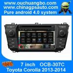 Ouchuangbo 7"In Dash Touch Screen Android 4.0 for Toyota Corolla 2013-2014 GPS