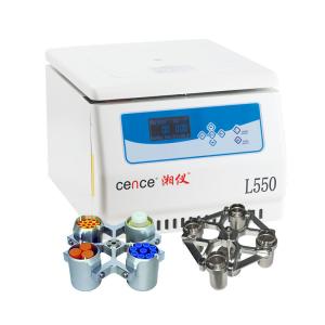 Wholesale Benchtop L550 Low Speed Centrifuge With 4x500ml 200ml 100ml Swing Rotors from china suppliers