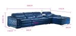 BN Multifunctional Sofa Modern Minimalist L Shape Combination with Top Layer