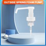304/316 Spring Handwash Mousse Foam Pump For Professional Cosmetic Packaging