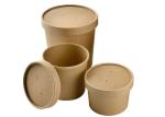 6oz 8oz 10oz Disposable Fast Restaurant Rice Packaging Take Away Paper Bowl