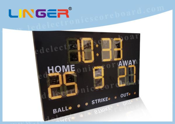 Electronic Baseball Scoreboards For Little League Wireless / Wire Software