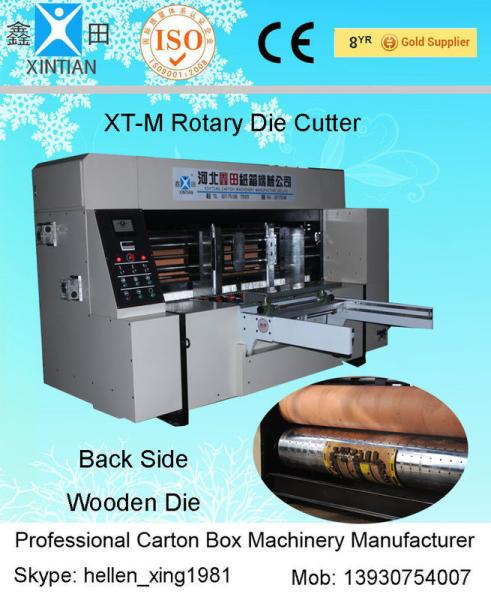 Corrugated Carton Packaging Machine Chain Feeder Rotary Roller Die-Cutting