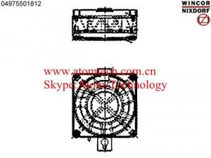 Wholesale ATM parts ATM machine atm machine 04975501812 Door Fan Assy 2050XE from china suppliers