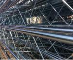 Light Tubular Steel Truss Rafter DIN 2615 For Warehouse