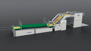Wholesale Corrugated 1450mm*1450mm High Speed Flute Laminator Machine DX-1450 from china suppliers