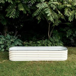 Wholesale 7.9x2x1.4Ft Galvanized Steel Raised Flower Beds Weather Resistance from china suppliers