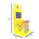 19 inch kids indoor coin operated fishing driving car shooting parkour game