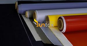 Wholesale Fireproof High Temperature Silicone Rubber Coated Fiberglass Cloth Fabric for Welding Blanket from china suppliers