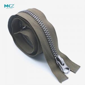 Wholesale 5# black nickel zipper with fine teeth Two-way separator zipper Metal zipper from china suppliers
