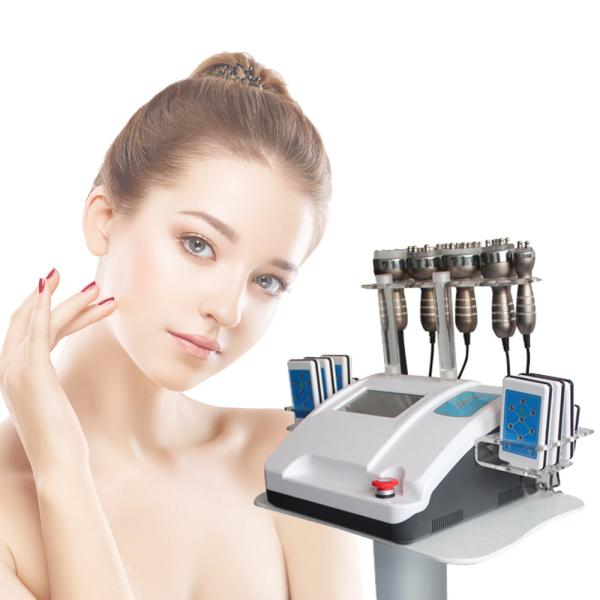 8 Inch Touch Screen Rf Cavitation Slimming Machine 100mv Non Surgical Laser Lipo
