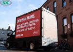 Advertising Mobile Truck Car LED Sign Display TV Full Color Screen P8 5500cd/m2