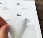 1080mm white Glassine Liner 80G Blank Fabric Labels