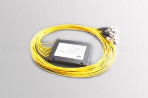 Wholesale Mini Type 1 * 8 Fiber Optic Splitter , Optical Cable Splitter SC / APC Fan Out from china suppliers