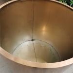Outdoor modern luxury large round planters and flower pots