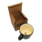 Eco-friendly , Recycable Kraft F Flute Corrugated Packaging Box , Mug Cup Box
