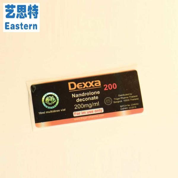 Deca 250mg Pharmaceutical Injection Medication Glass Vial Labels 25x60mm Laser