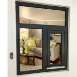 Energy Soundproof Double Glazed Tempered Glass Aluminum Profile Tilt and Turn