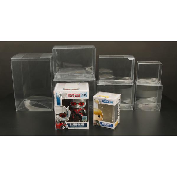 Wholesale 4 Inch Pop Protector 0.35 0.5mm Custom Clear Case Funko Pop Baili Protector