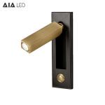 Recessed mounted bedside reading light led reading wall light 3W rotate bedroom