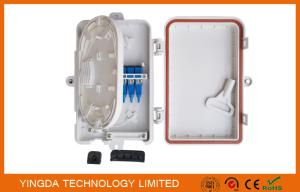 Wholesale 4 Port UV Weather Resistant FTTH Fiber Termination Box 4 Fibers SC Wall Mount Box from china suppliers