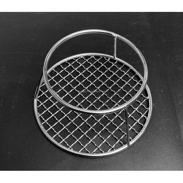Custom Food Grade Barbecue Grill 304 Stainless Steel Rectangular Wire Mesh Baking Tray