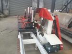 China supply PLC auto double blades circular sawmill with log carriage planks