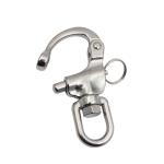 Marine Grade Stainless Steel Swivel Snap Shackle with Polished Surface and
