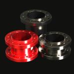 40mm Black Aluminum 6 Bolt Steering Wheel Adapter D88x44MM