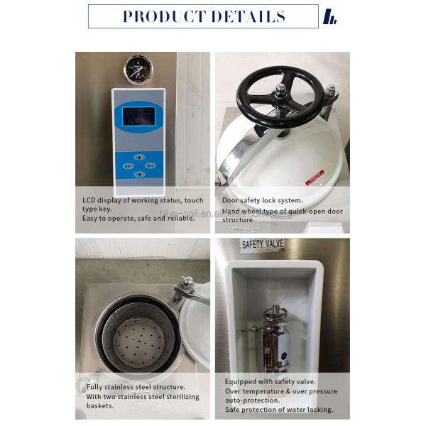 Vertical High Pressure Sterilizer Autoclave 35L In The Mushroom Cultivation Industry