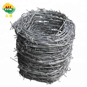 Wholesale 10-200m Length Per Coil Galvanized Barbed Wire Protection Customizable from china suppliers