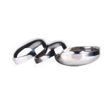 Sanitary SS304/SS316 Welded Oval Head Cap Stainless Steel Spherical End Cap Pipe