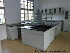 Wholesale 0.85m Height Science Lab Casework 13mm Solid Physiochemical Countertop from china suppliers