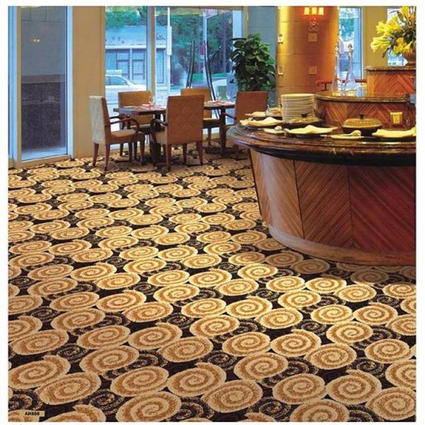 Modern Hotel Grade Carpet Patchwork Design 80% NZ Wool 20% Nylon