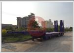 Long Item Heavy Duty Gooseneck Trailer Numerical Control , Heavy Equipment