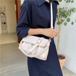 High Qualtiy Style Fold Fashion Weave Crossbody Girls Leather Chains For Women's