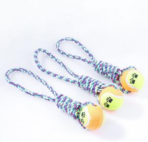 Wholesale Teeth Cleaning Pet Dog Toy , Cute Puppy Doll With Chew Rope 32CM Height from china suppliers