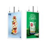 Ceiling Mounted 43" 55" Double Sides Digital Signage Android LCD Advertising