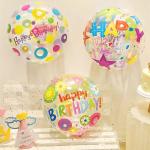 Wholesale 18 inch Transparent Cartoon Birthday Balloon Round Party Balloons DIY