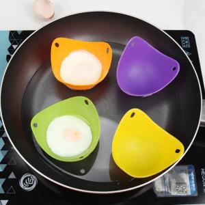 Wholesale Multicolor Silicone Kitchen Utensils Reusable , Odorless Silicone Egg Poacher Cups from china suppliers