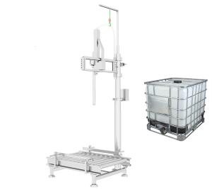 Wholesale Rotating Arm Pesticide Weighing Filling Machine 5 Drums / Hour 1000kg 0.2% Accuracy from china suppliers