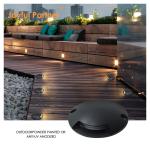 Outdoor Mini Small Size1w Aluminum IP67 Inground Deck Light For Theme Park